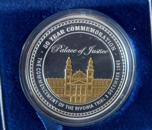 1oz Silver Proof (92,5%) 2013 RIVONIA TRIAL Mandela & Luthuli - 50th Anniversary - Picture 2 of 4