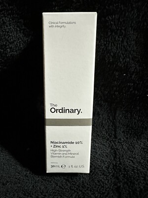 NEW - The Ordinary Niacinamide 10% + Zinc 1% Blemish Formula - 30ml 1 fl oz