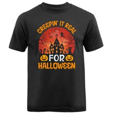 Halloween Costume Spooky Witches Pumpkin Ghost Graphic T-shirt