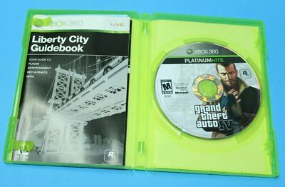 Grand Theft Auto IV 4 Canadian Seller Xbox 360 Complete CIB With Map READ TESTED