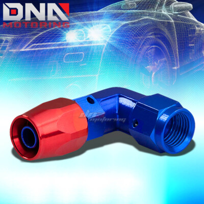 6an Fuel Line AN6 Female To 6AN Female 90 Degree Swivel Coupler Fitting Adapter Union Aluminium Anodized Black 6an Fittings - Foto 5