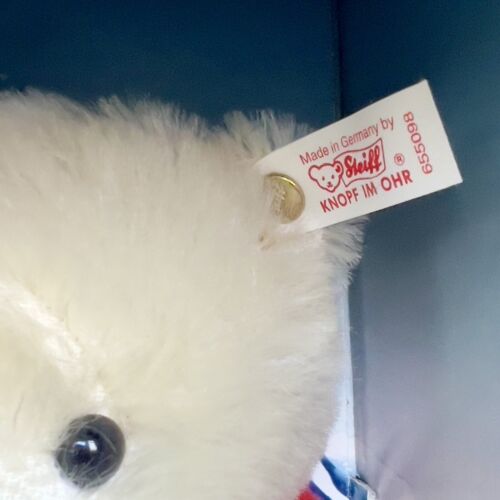 Vintage Steiff Polar Bear and Wolf Set Mohair Jointed Wolff Rare Ltd. Ed. W/COA - Picture 4 of 14