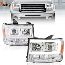 Led Drl Projector Headlights Fit 2007-2013 Gmc Sierra 1500 07-14 2500hd 3500hd Led Drl Projector Headlights Fit 2007-2013 Gmc Sierra 1500 07-14 2500hd 3500hd