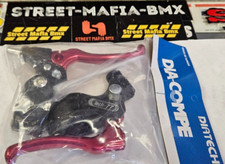 DIA-COMPE TECH 77 LOCKING BRAKE LEVERS SET black/red Fit BMX FREESTYLE BIKE new 
