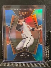 Mike Baumann (RC) 2022 Select Premier Level Carolina Blue Prizm #15/35