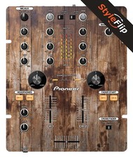Pioneer DJM-250 Wood 1 Protective Decal StyleFlip Skins