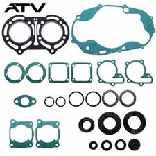 Engine Gasket Set With Oil Seals Kit For 1987-2006 Yamaha Banshee YFZ350