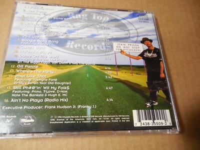 Rappin' 4-Tay Off Parole CD OOP Rap Hip Hop Promo 1996 Tested 1996