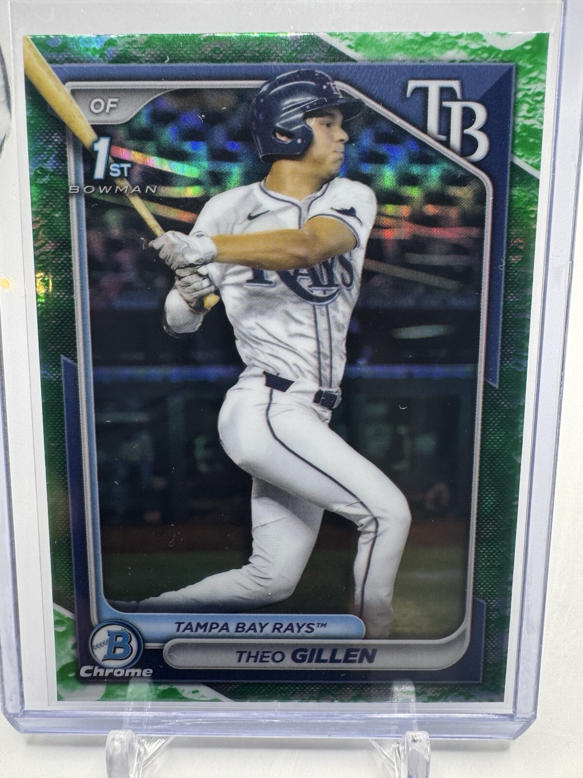 2024 Bowman Draft Chrome Theo Gillen 1st Bowman Lunar Glow Refractor #BDC-73