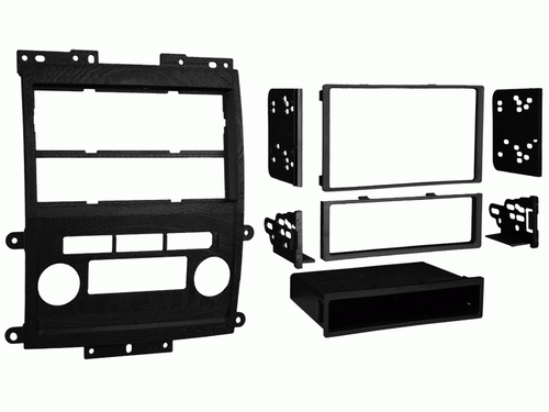 Fits Nissan Frontier 09-12 w/ Black Dash SDIN/DDIN Harness Radio Install Kit - Picture 2 of 4
