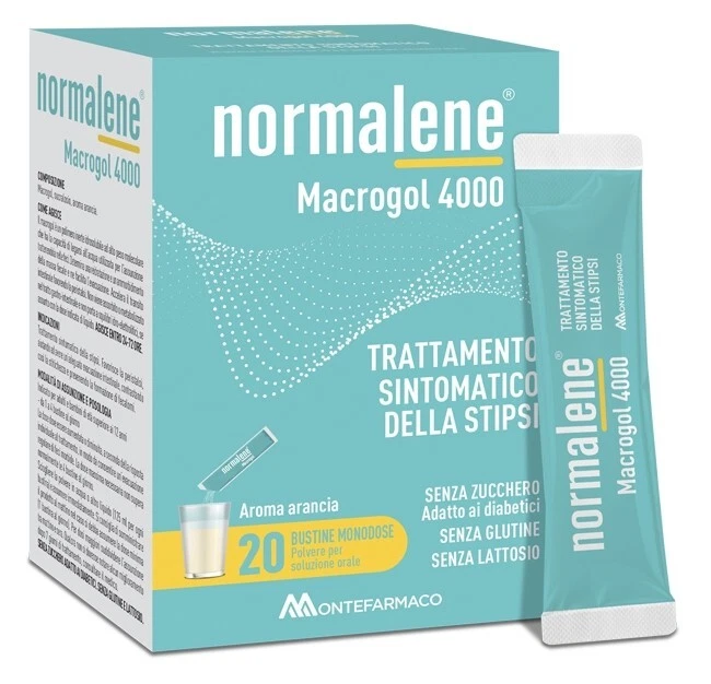 MONTEFARMACO Normalene Macrogol 4000 Stitichezza 20 Bustine