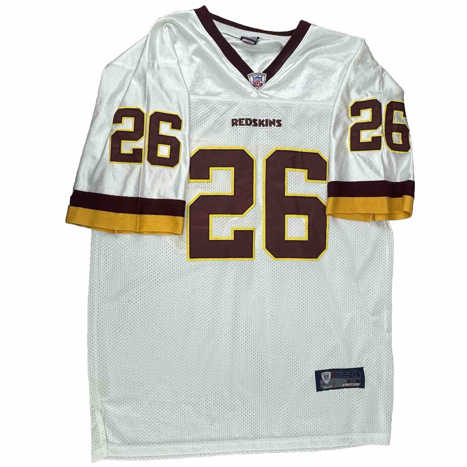 Reebok NFL Equipment Men's Washington Redskins White 26 Portis Jersey ...