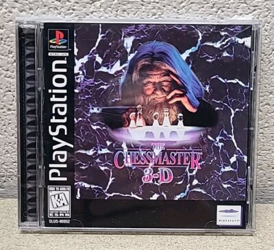 Chessmaster 3-D (PlayStation 1, PS1, 1996) Complete, Black Label
