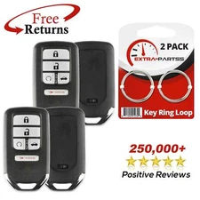 2x Remote 5btn Car Key Fob Shell Case For Honda (KR5V2X)