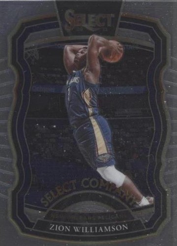 2024-25 Panini Select #10 Zion Williamson Select Certified Silver