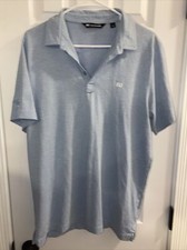 Travis Mathew Golf Polo Large Light Blue
