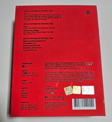 BTS MAP OF THE SOUL ON:E DVD トレカ　J-HOPE Official BTS Map of the Soul ON:E DVD J-HOPE PC + Holo