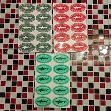 Lot DOGFISH HEAD Tap Handle Sticker 30 STICKERS 60 90 Min IPA Craft Beer Brewery