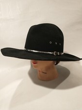 Bailey Western Yuma 2X Hat 100% Wool Felt Size 6 7/8 Black Made in USA