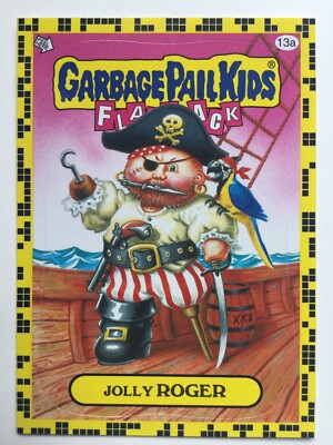 Garbage Pail Kids Topps Sticker 2011 Flashback Serie 2 Jolly Roger 13a