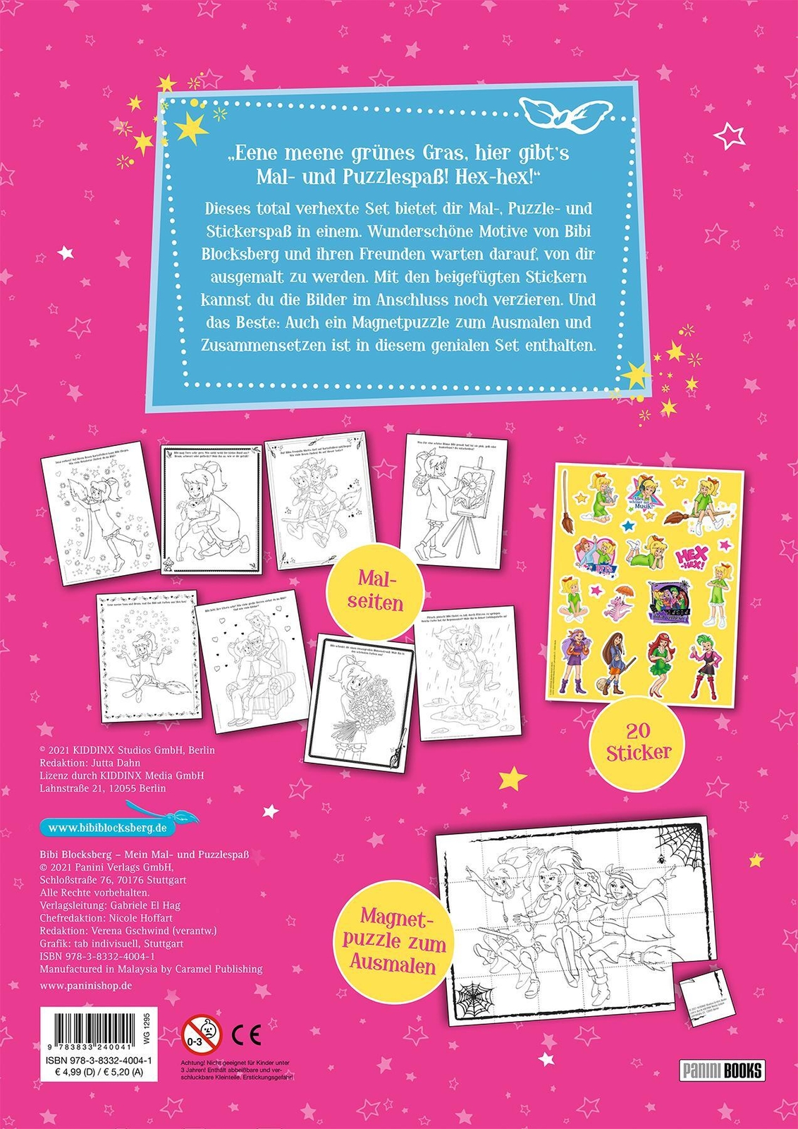 Thumbnail - Bibi Blocksberg: Mein Mal- Und Puzzlespaß | Panini | Taschenbuch | 8