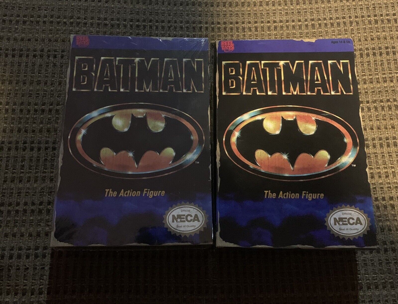 2014 NECA Michael Keaton 8-Bit NES 1989 Batman NES Reel Toys! 100% Authentic