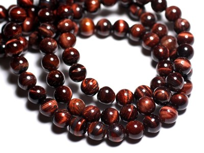 Fil De 39cm Avec 37 Perles En Howlite – Boules De 10mm, Pierre Naturelle, Création Bijou