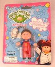 Cabbage Patch Boy BASIC FUN keychain NEW