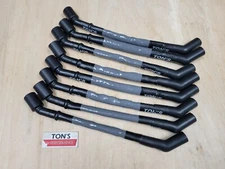 Ton's 8-15mm SLEEVED Gray Spark Plug Wires CHEVY GMC 05-08 LS1 VORTEC Truck 11"