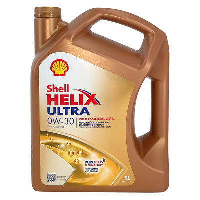 Shell Motoröl Helix Ultra Professional AV-L 5 Liter 0W30 ACEAC3 VW 50400/50700