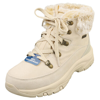 Skechers Trego Snow Worries Waterproof Damen Natural Stiefel Mode