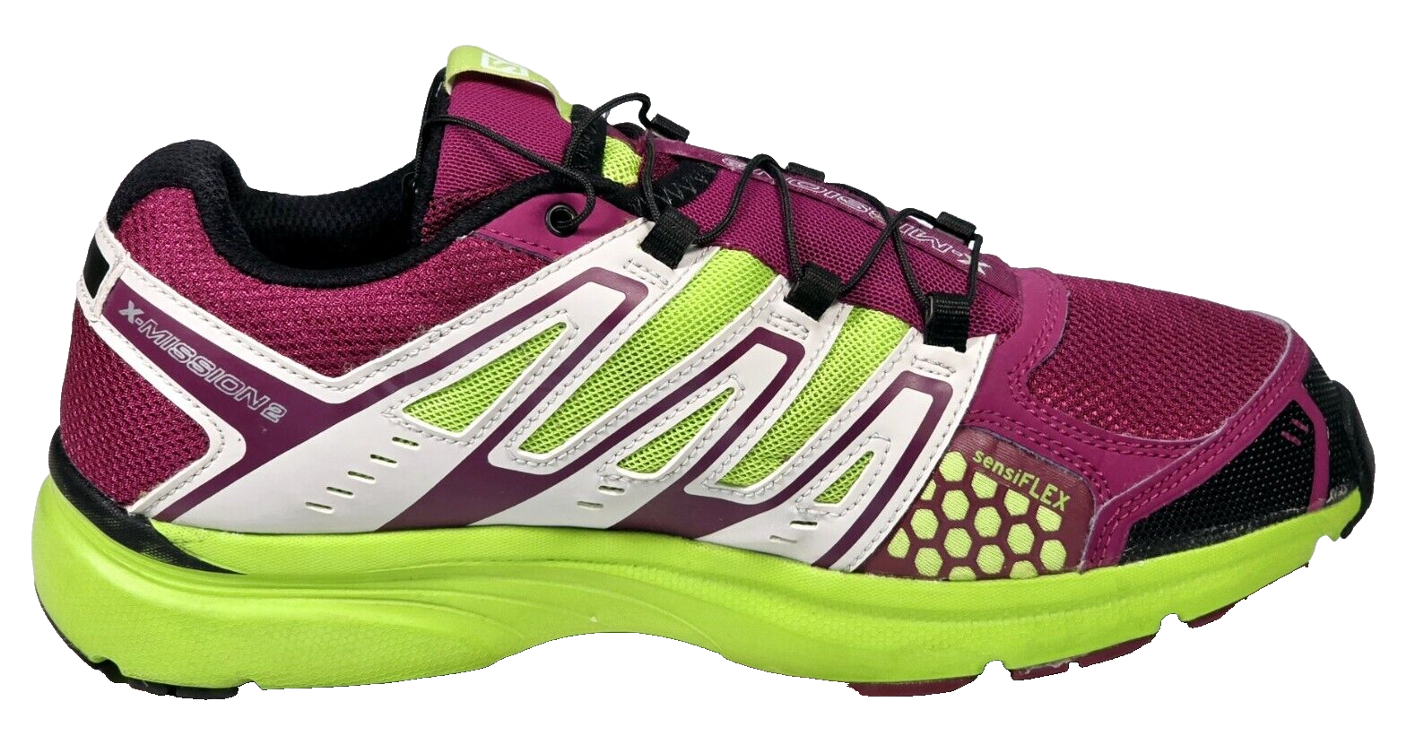 Scarpe da ginnastica Salomon X Mission 2 City Trail verde marrone Quicklace donna 8