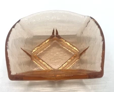 Fire And Light Recycled Glass Copper Jewelry Cache Trinket Dish