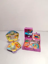 Lot Polly Pocket Surf N Swim, Fast Food Restaurant
