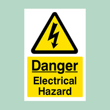 Danger Electrical Hazard Sign/Sticker - All Sizes (MISC130)