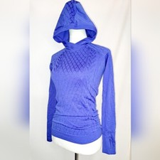 LULULEMON Rest Less Pullover Hoodie In Blazer Blue - Size 4