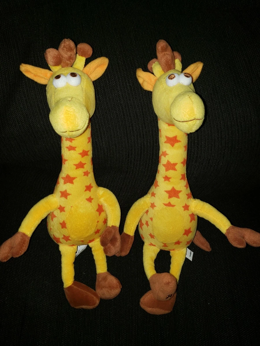Lot de 3 peluches en peluche Toys R Us Geoffrey la girafe animal en peluche 17 p