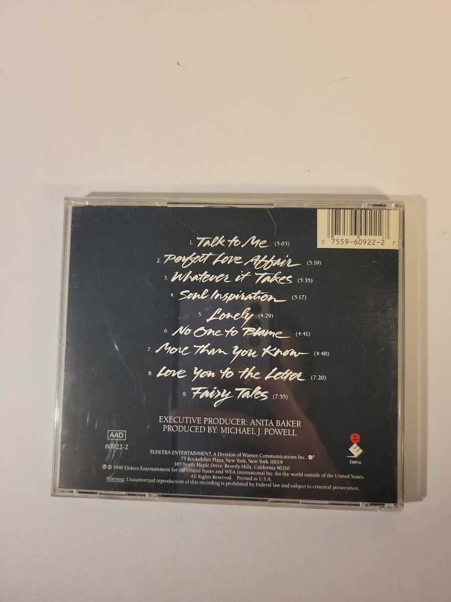 ANITA BAKER - Compositions CD 75596092227| eBay