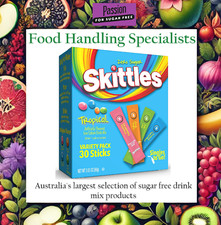 Skittles SUGAR FREE Drink Mix (4 Mix TROPICAL Flavours) - 30 Servings