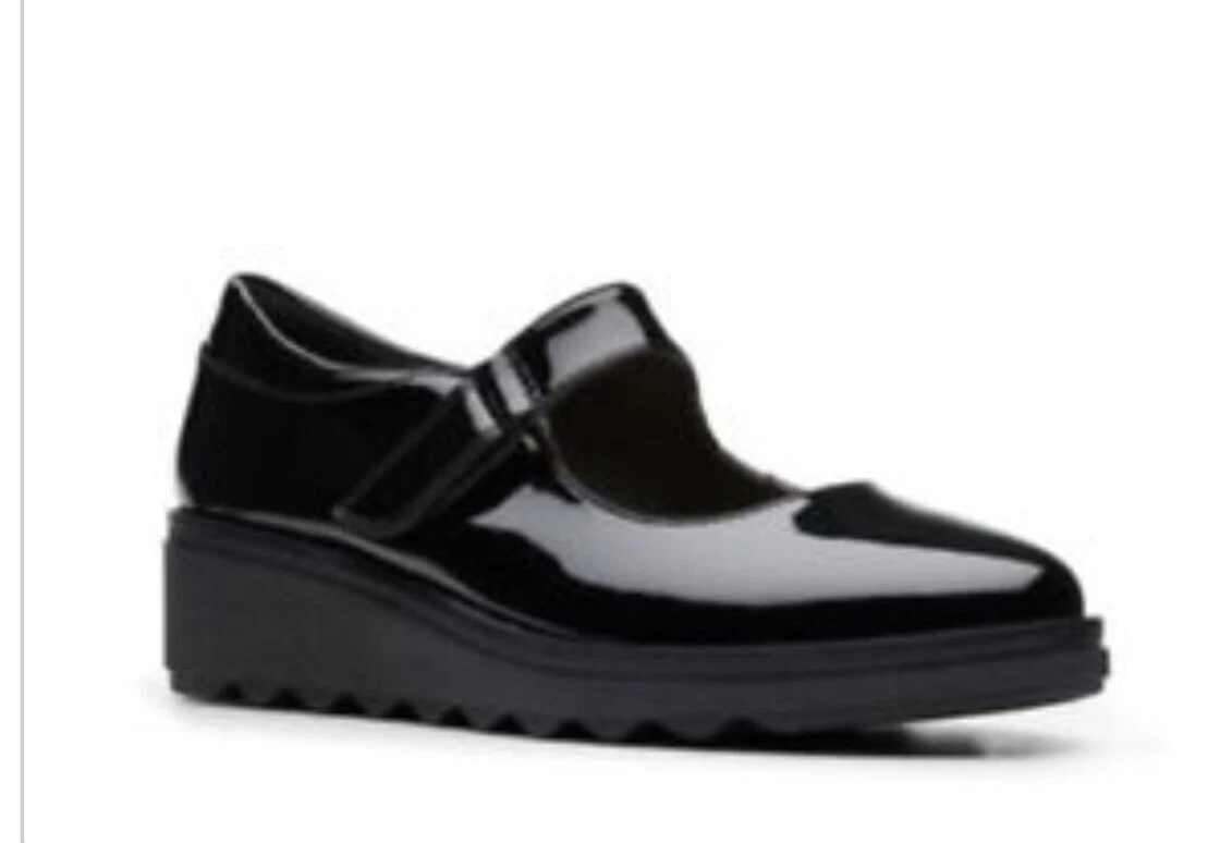 Clarks low cheap wedge shoes