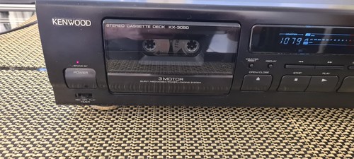 Kenwood KX 3050 Stereo Singolo Cassette Deck Nero 2 Anni di Garanzia Revisionato - Foto 7 di 8