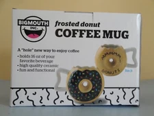 NEW! Frosted Donut Coffee Mug Made by  BigMouth Inc. FREE SHIPPING