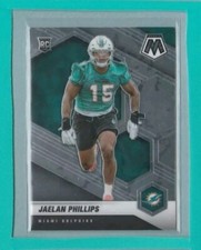 2021 Panini Mosaic Football Base RC Rookie #350 Jaelan Phillips Miami Dolphins