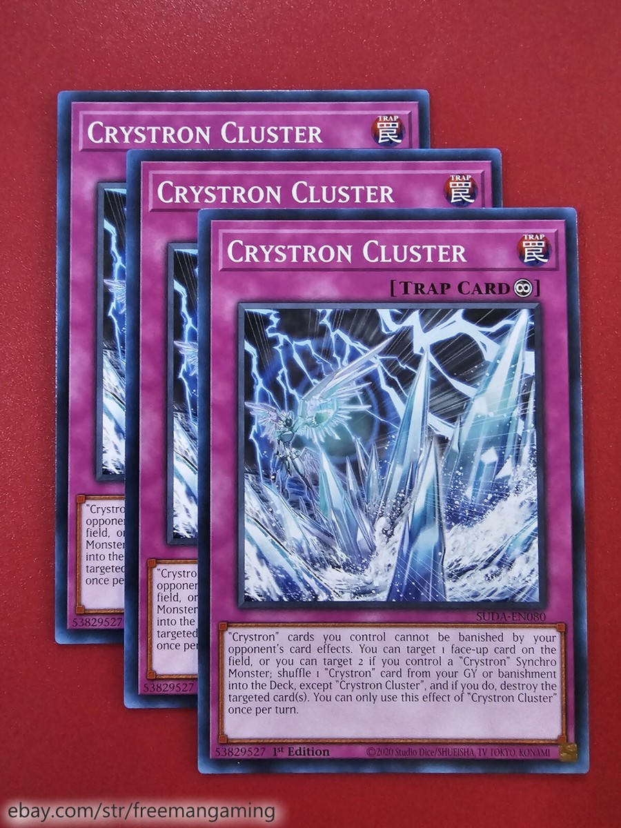 yugioh duel links crystron deck Yugioh Crystron Deck Core Set 18 card SUDA Tristaros Eleskeletus Sulfador