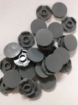 New 2x2 Dark Gray Round Tile #4150 #14769   30 Pieces   Custom & Compatible