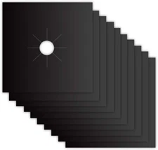 Stove Burner Cover,Reusable Thick Gas Range Protectors,Stovetop Burner Set of 12