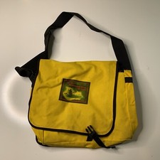 Vintage Yellow Shoulder Book Bag The Government Stole My Toad