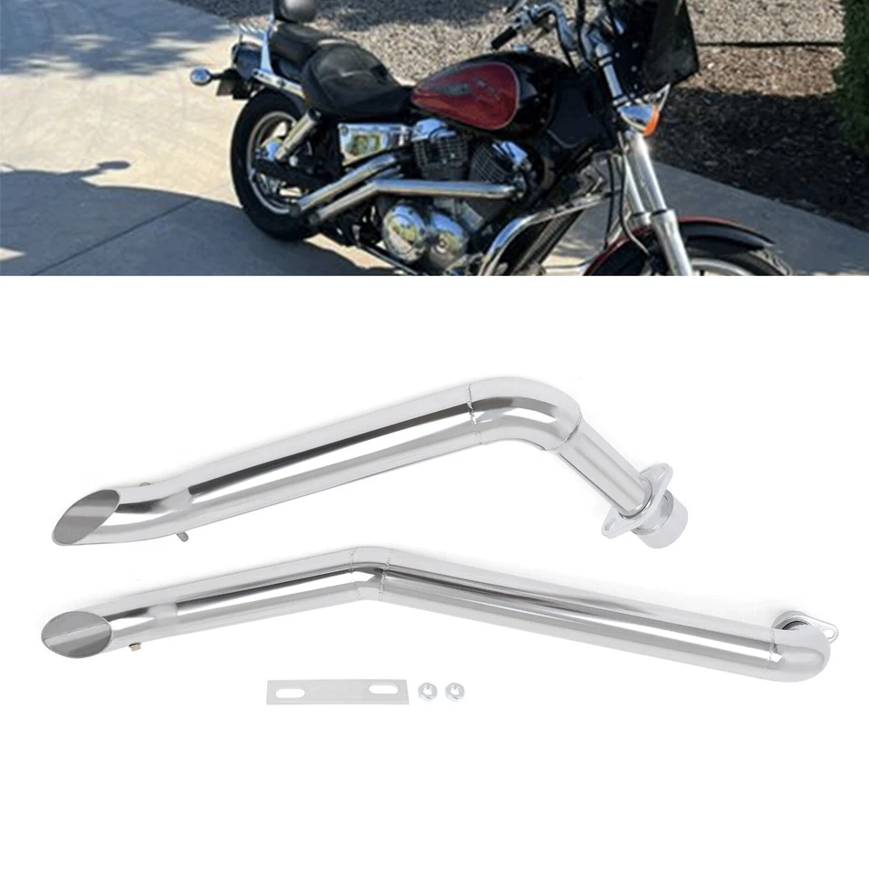 Silenciador de tubos de escape para Honda Shadow 1100 VT1100 Spirit Sabre ACE Tourer Foto 2 de 4