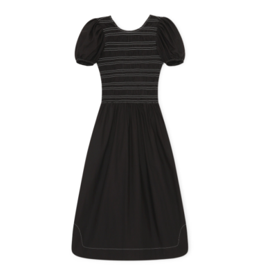 NEW GANNI Cotton Poplin Dress in Black Size 42 #D7063 | eBay NEW GANNI Cotton Poplin Dress in Black Size 42 #D7063 | eBay