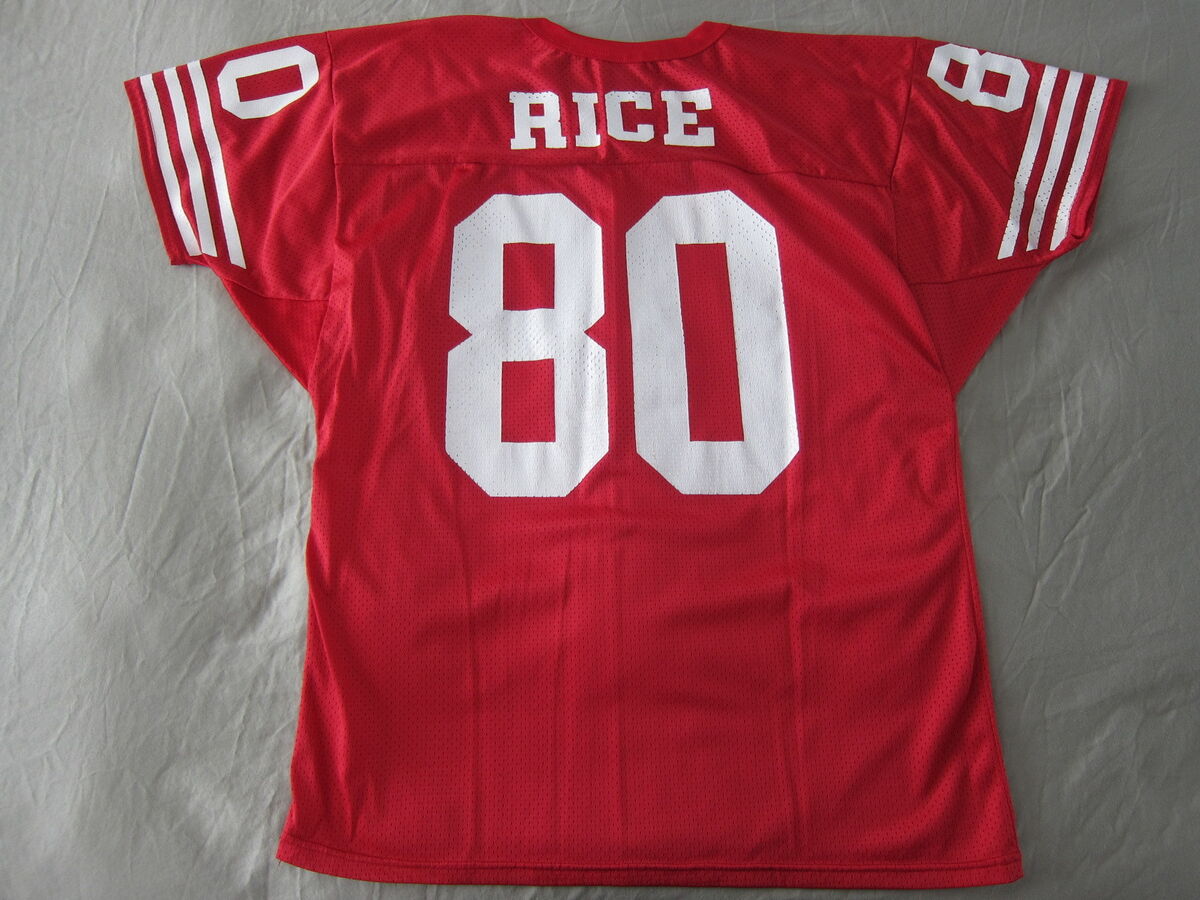 Vintage San Francisco 49ers Jerry Rice #80 Wilson Jersey NFL Vintage San Francisco 49ers Jerry Rice #80 Wilson Jersey NFL